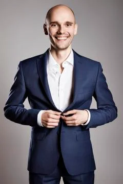 Young Elegant Man Getting Ready Stock Photos