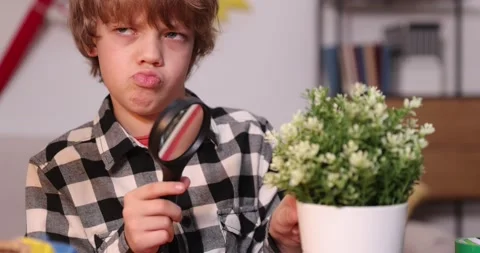 Young engineer. Boy passionate about electronics. DIY kid. Inventions and Stock Footage 172163618