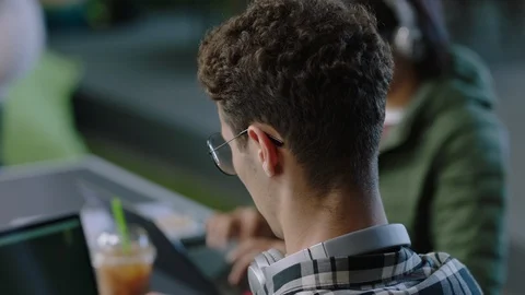 Young engineers using digital laptop computer coding software pregnant team Stock Footage 96929862