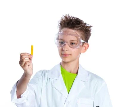Young enthusiastic Chemist 写真素材