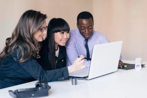 Young Entrepreneurs Working. Stock Photos