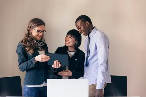 Young Entrepreneurs Working. Stock Photos