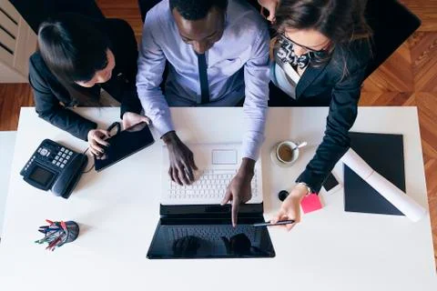 Young Entrepreneurs Working. Stock Photos