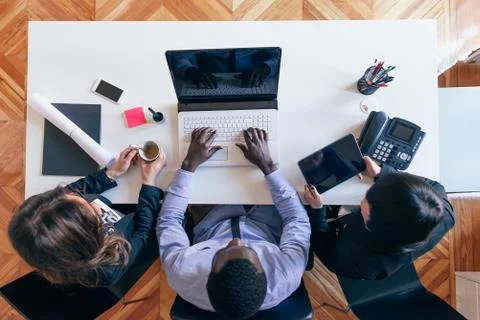 Young Entrepreneurs Working. Stock Photos