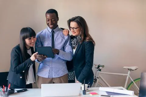 Young Entrepreneurs Working. Stock Photos
