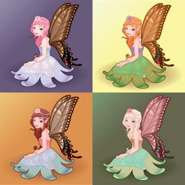 Young fairies. Stock-Illustration