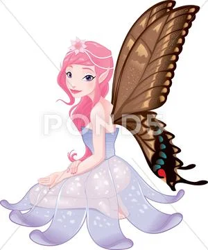 Young fairy. Stock Illustration