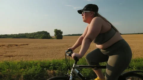 Fat woman discount riding a bike