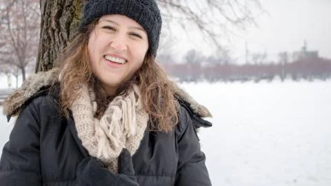 Young female posing outdoor Stock Photos