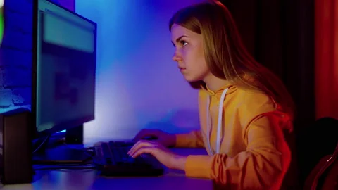 Desktop Computer Student Stock Video Footage | Royalty Free Desktop ...