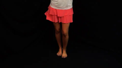 Young Girl  Dancing Video stock 29890809