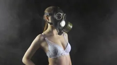 Gas Masks  Bra art, Bra humor, Bling bra