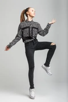 Young girl posing Stock Photos