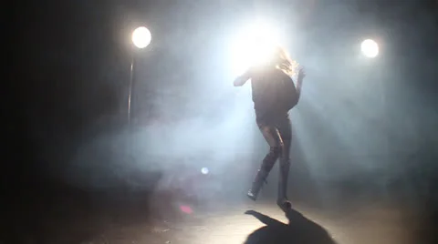 Young Girl Practicing Dance Stock Footage 22772286