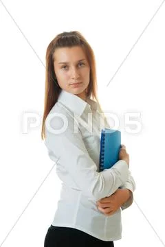Young girl trainee Stock Photos
