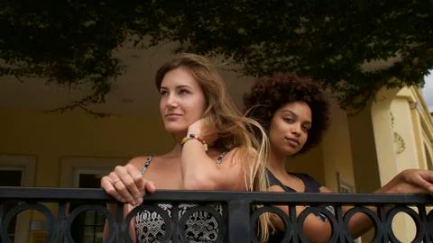Young Girlfriends Stock Photos