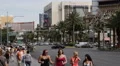Young Girls Walk People Passing Pedestrians Visit Las Vegas Boulevard Strip Day HD Footage