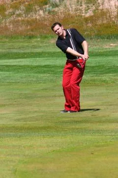 Young golfer Stock Photos
