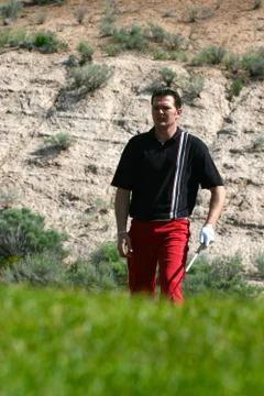 Young golfer Stock-Fotos