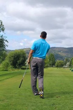 Young golfer Stock Photos