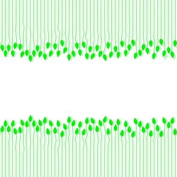 Young green leaves. Spring background. Stock Illustration
