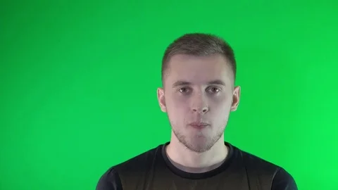 A young guy is blowing Stock Footage 85300579