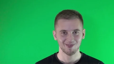 A young guy is blowing Video stock 85300625