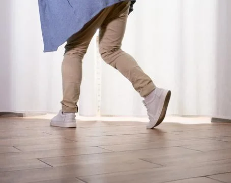 Young guy dancer in motion in a pose. A man performs a modern dance in casu.. Stock Photos