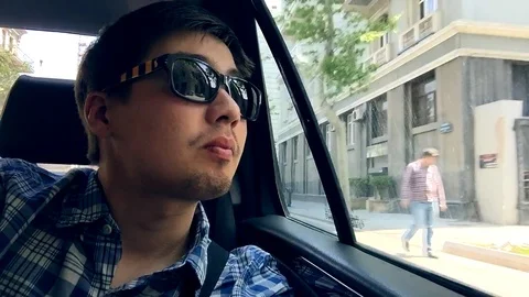 Young guy enjoying the view Video stock 101076994