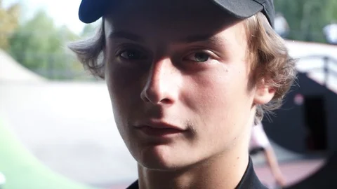 Young guy looking at the camera Video stock 103649693