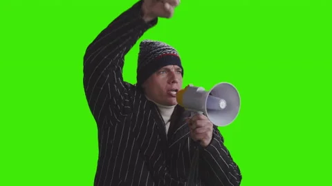 Young guy screaming Stock-Footage 172987592