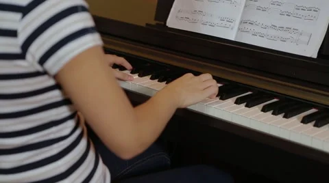 Young hands rehersal singing Stock Footage 55751978