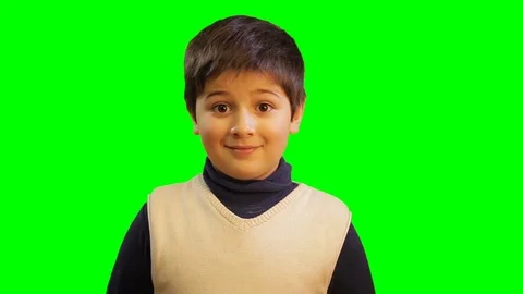 Young handsome child boy look to camera Stock Footage 72029985