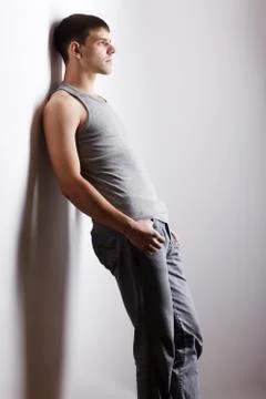 Young handsome guy Stock Photos