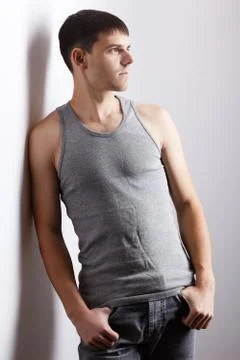 Young handsome guy Stock Photos