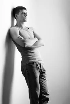 Young handsome guy Stock Photos