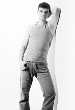 Young handsome guy Foto stock