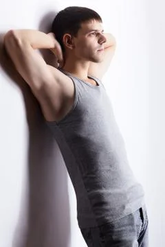 Young handsome guy Stock Photos