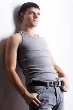 Young handsome guy Stock Photos