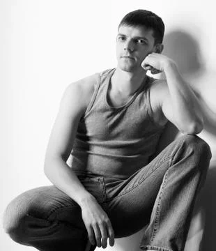Young handsome guy Stock Photos