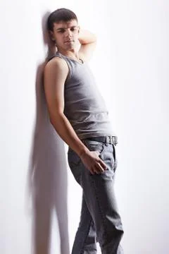 Young handsome guy Stock Photos