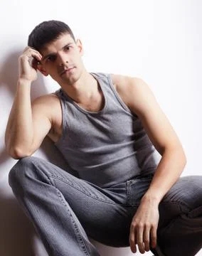 Young handsome guy Stock Photos