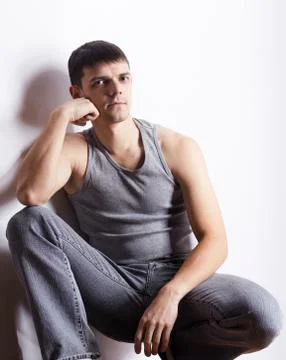 Young handsome guy Stock Photos