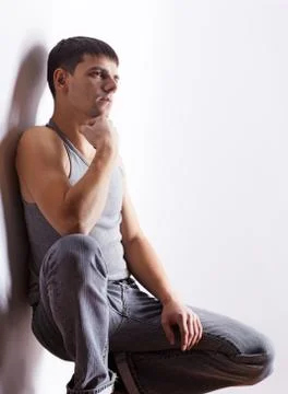 Young handsome guy Stock Photos
