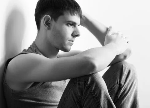 Young handsome guy Stock Photos