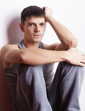 Young handsome guy Stock Photos