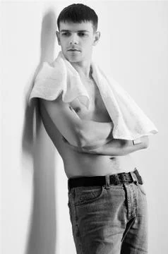 Young handsome guy Stock Photos