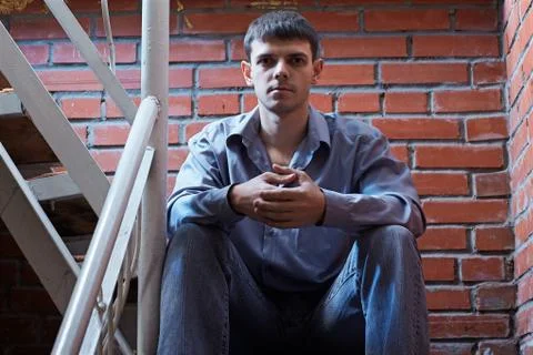 Young handsome guy Stock Photos