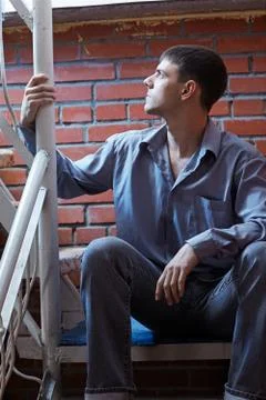 Young handsome guy Stock Photos