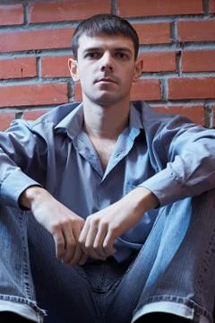 Young handsome guy Stock Photos